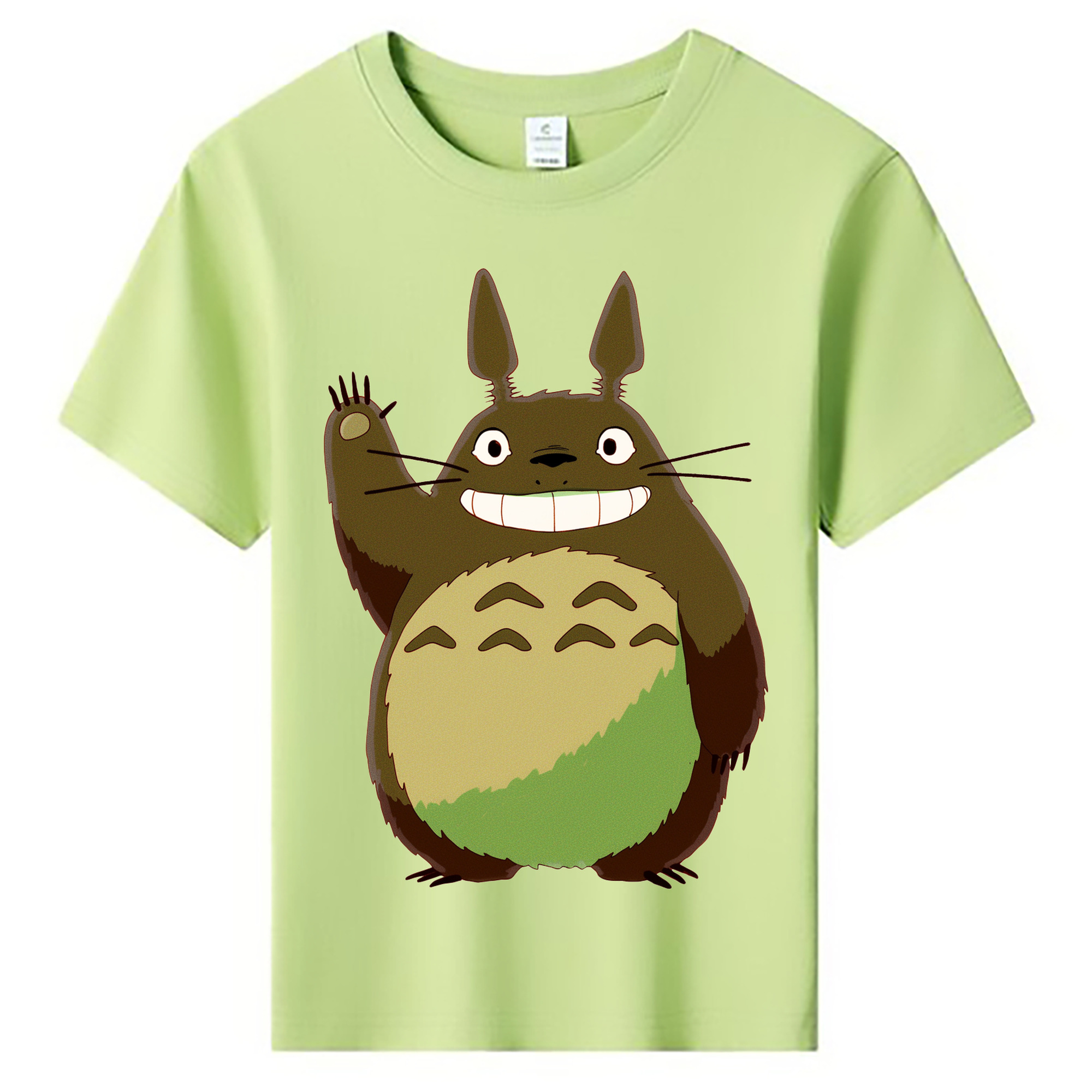 （画像用） となりのトトロ 草壁メイ 草壁サツキ My Neighbor Totoro Satsuki Kusakabe Mei Kusakabe 綿100％キッズTシャツ（フロントプリント）